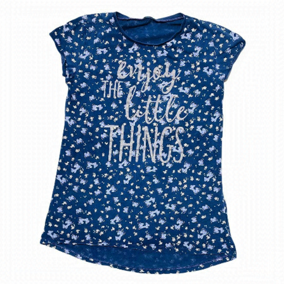 𝅺UCB Butterfly Floral Print Night Gown - Picture 1 of 3